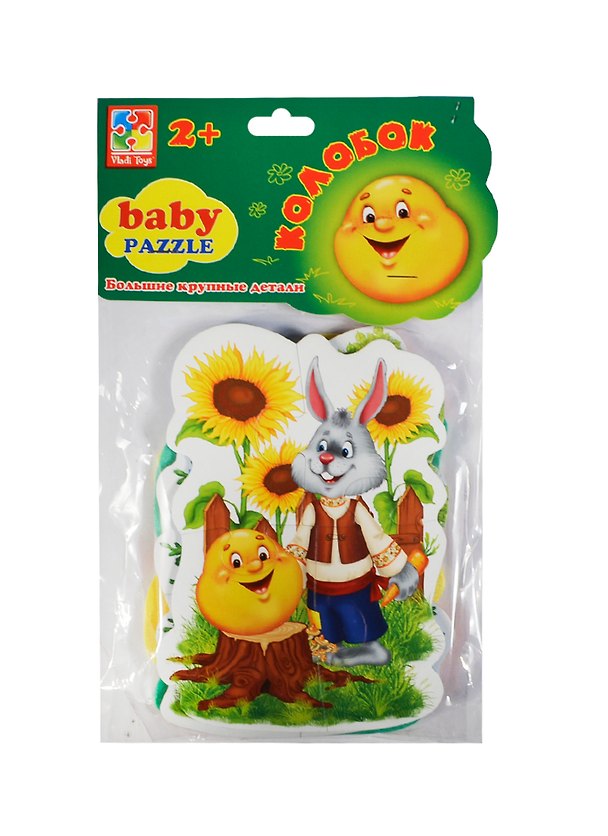 Игровой набор Мягкие пазлы Baby Puzzle Сказки Колобок (VT1106-36) (2+) 2419539 — 1