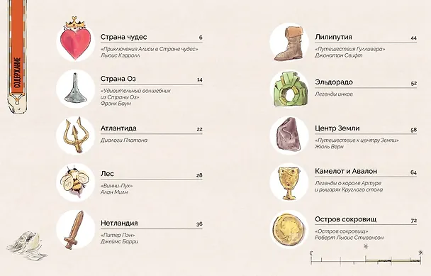 Книга Атлас сказочных мест. Путешествие по любимым книгам (Алтея Вилла) — 14