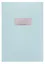 Тетрадь А4- 48л кл. "Misty Turquoise" скрепка, мел.картон, печ.пантон, ламинация soft touch, тиснение фольгой — 3117434 — 1