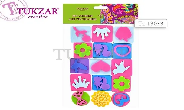 Набор штампиков Schreiber/Шрайбер для рисования, 15шт. TZ 13033 337957 — 1