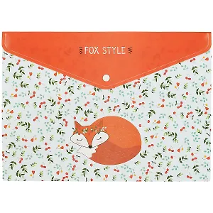 Папка-конверт «Fox style», А4