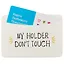Чехол для карточек горизонтальный My holder Don’t touch (белый) (ДКГ2018-07) — 2628459 — 2