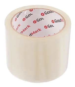 Лента клейкая 75мм*60м упаковочная прозрачная, GoodMark 3025102