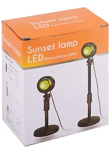 Настольная LED Лампа Rainbow (радуга) (11,5х11,5х27см) (пластик) (коробка)