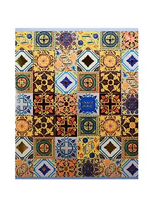 Тетрадь в клетку Unnika, "Мозаика (орнамент)", 48 листов, в ассортименте