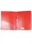 Папка-скоросшиватель "Hor Lines" пластик 0,7мм, красная — 244019 — 2