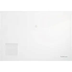 Папка-конверт А4 на кнопке "Fizzy Clear" прозрачн.пластик, Erich Krause