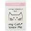 Обложка для паспорта My cat loves me (ПВХ бокс) (ОП2018-186) — 2645623 — 1