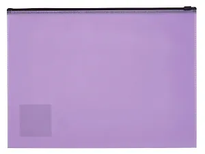 Папка на молнии А4 "Soft Manga", пластик, ассорти