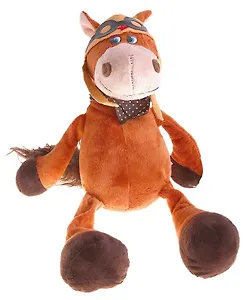 Игрушка Лошадка в каске с очками 33 см 328501 (Сима-ленд)