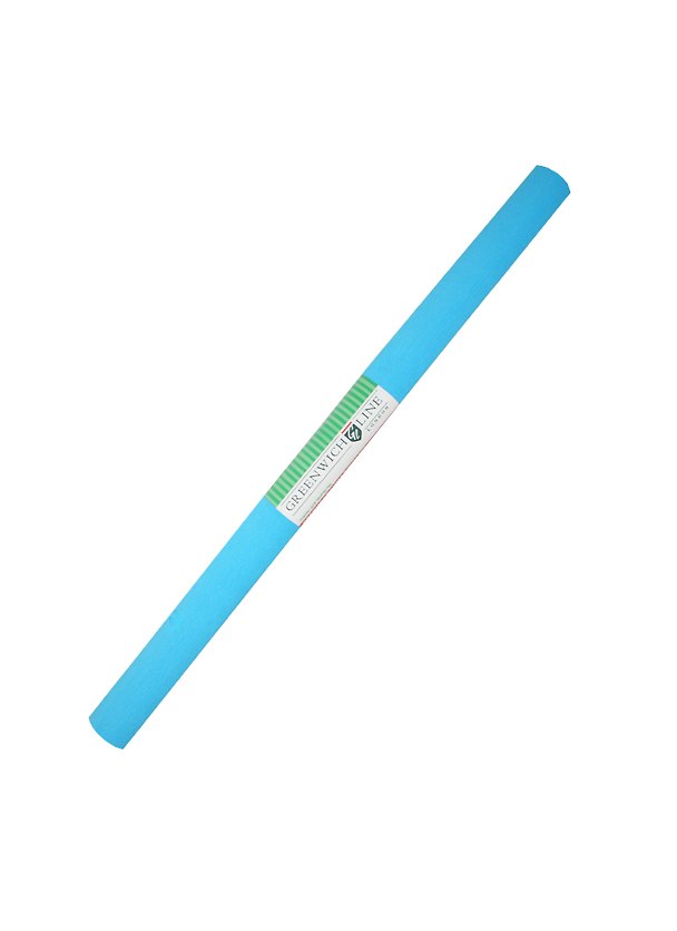 Гофрированная бумага «Голубая», 50х250 см, 32г/м2, Greenwich Line 235816 — 1