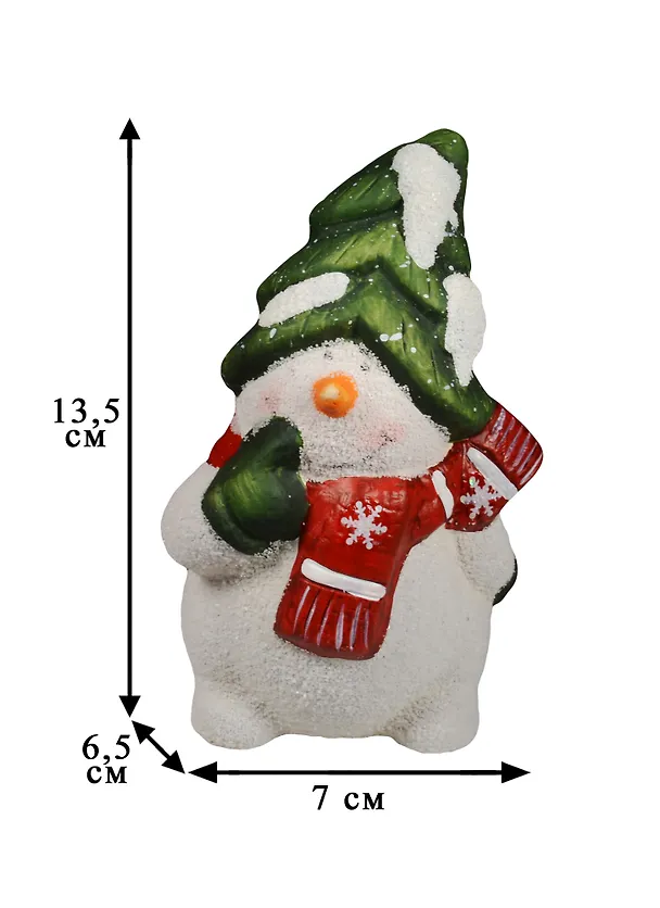 Фигурка Снеговик 13см (100-361) 2550217 — 3