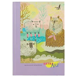 Ежедневник EXTRA ART А5 (145х208). Недатир.,128 л. 7БЦ, матовая ламинация. Форзацы–тонированные