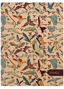 Записная книжка А6 80 листов "Графика. Перелетные птицы"