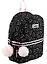 Рюкзак "Pusheen" 1отд., 38,5*29*15 черный, полиэстер, карман для ноутбука, регул.лямки, светоотраж.элем. — 3037605 — 2