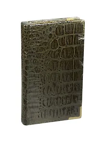 Планинг недат. 64л "Prestige. Croco" зеленый, карманный, иск.кожа, поролон, тон.бумага, Listoff