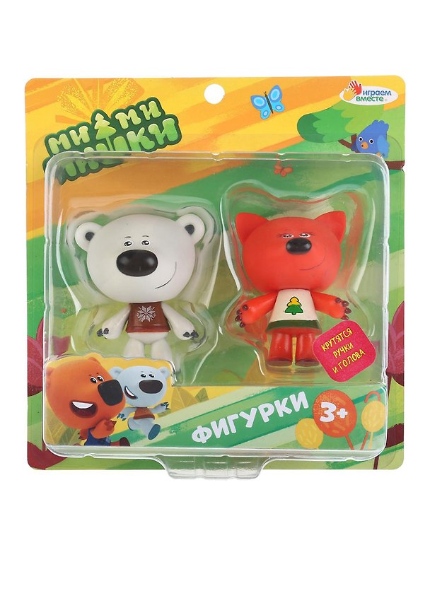 Фигурки Играем вместе Мимимишки Тучка и Лисичка на блистере F-30R 2784292 — 1