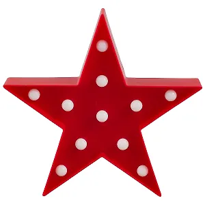 Светильник LED Звезда (пластик) 24,8*23,5/24,8*24,8см (12-06630-Y015)