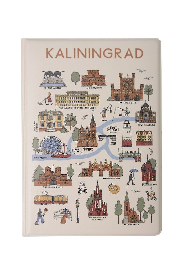 Обложка на паспорт Карта Калининграда (1194635) 3133647 — 1