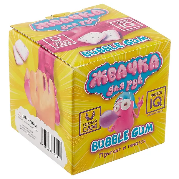 Развивающий набор, Master IQ, Сделай сам, Жвачка для рук BUBBLE GUM 381 2675880 — 1