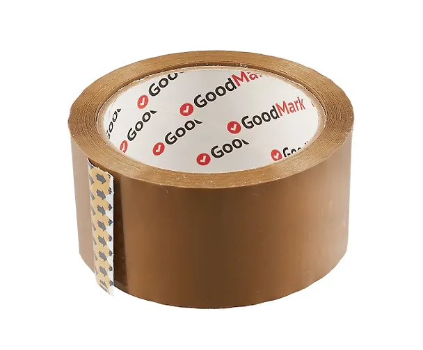 Лента клейкая упаковочная, коричневая, 48 мм х 60 м, GoodMark 3042013 — 1