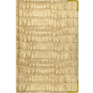 Ежедневник недат. А6 152л "Prestige. Skin" бежевый, иск.кожа, мет.уголки, поролон, тон.бумага, золот.торец, справ.мат-лы, ляссе, Listoff