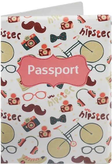 Обложка для паспорта Hipster светлый (ПВХ бокс) 2505157 — 1