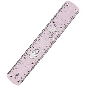 Линейка 20см "Bunny" гибкая, скручивающаяся, инд.уп., подвес