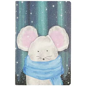 Тетрадь в линейку Kairui, Winter animals, 32 листа, в ассортименте