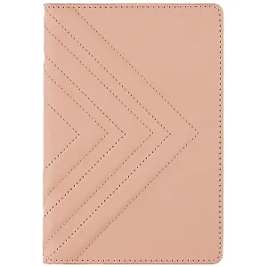 Ежедневник недат. А5 160л "Аппрет" пепельно-розовый, кожзам, тв.переплет, 3D-дизайн, офсет, ляссе