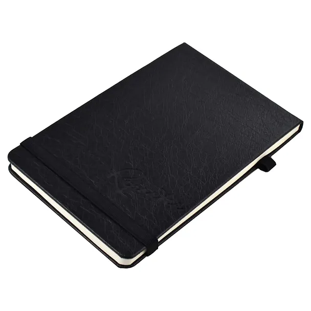 Книга для записей А5 96л лин. "ПАПИР ЧЁРНЫЙ" кожзам, тв.переплет 2938773 — 4