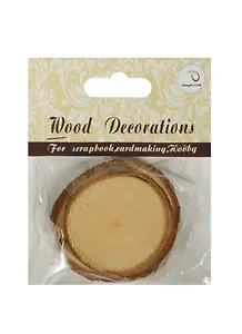 Декоративные стикеры дерево 3pcs 5cm 4mm (WD001)