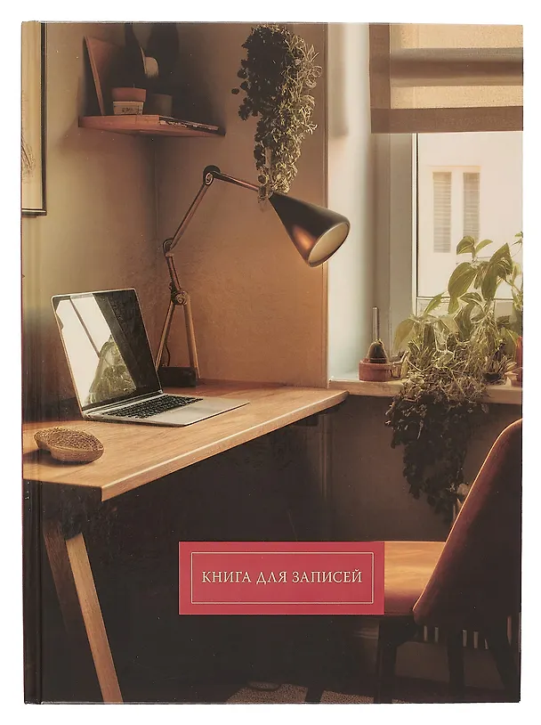 Книга для записей А4 160л кл. "Домашний офис" 7БЦ, глянц.лам, офсет 3059819 — 1