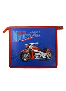 Папка для тетрадей А5 "Красный байк" на молнии, Феникс