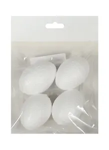 Яйцо (87246) (d=7см) (4шт.) (пенопласт) (для декорирования) (8+) (упаковка)