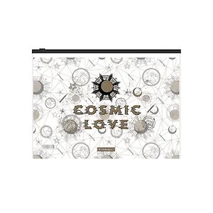 Папка на молнии А4 "Magic Sky" с расширением, пластик, ErichKrause