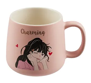 Кружка Аниме Персонажи с сердечками (керамика) (400 мл) (12-07501-72415)