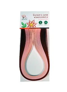 Бумага для квиллинга Розовые оттенки (AF06-015-04)