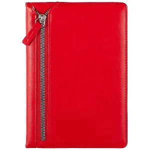 Ежедневник недатированный "Анилин", А5, 160 листов, красный