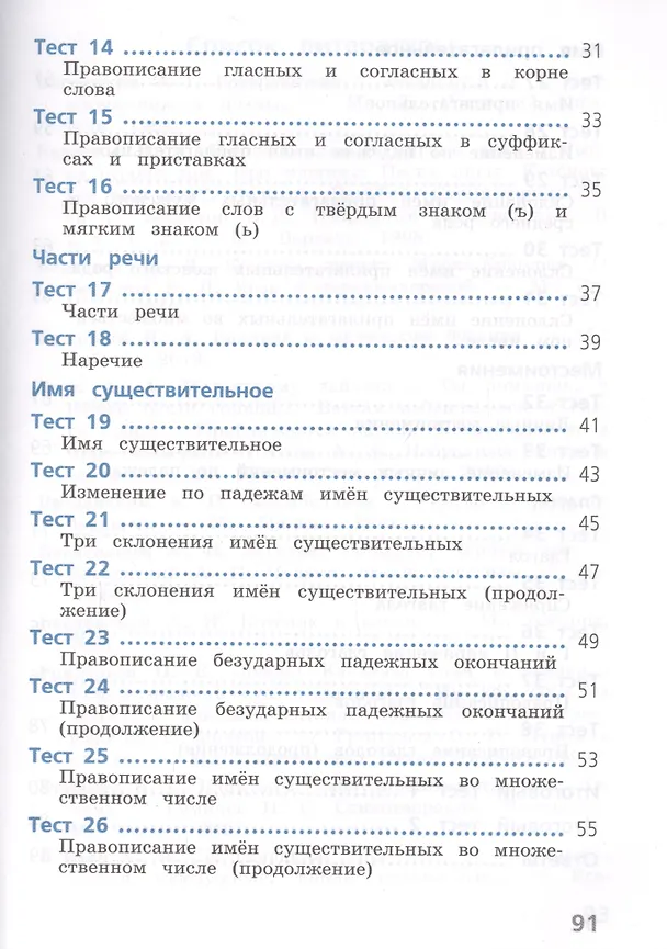 Книга Русский язык. 4 класс. Тесты. Учебное пособие для общеобразовательных организаций () — 3