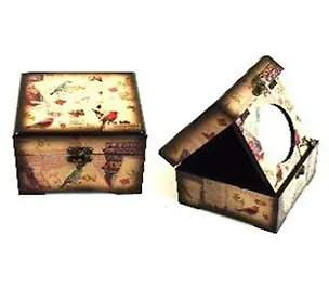 Сувенир Феникс Шкатулка с зеркалом 15*15*11см 24570 2316873