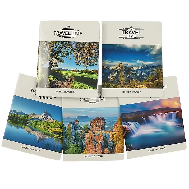 Тетрадь общая «Travel Time (природа)», 48 листов в линейку, А5, в ассортименте - Academy Style 251821 — 7
