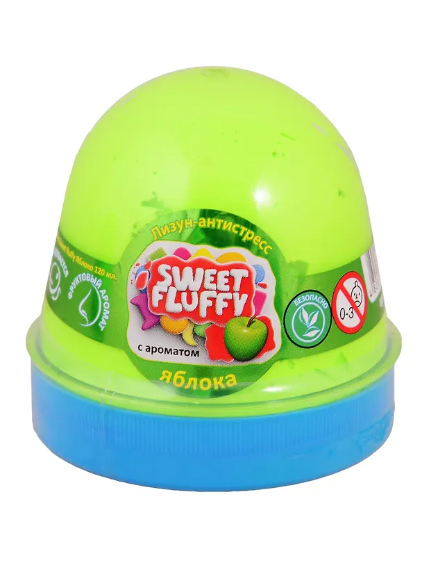 Лизун-антистресс TM Mr.Boo Sweet fluffy Яблоко 2787659 — 1