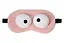 Маска для сна Глазки (розовая) (плюш) (пакет) (12-37395-202509-NI-7) (Lafilaf) — 3127303 — 2