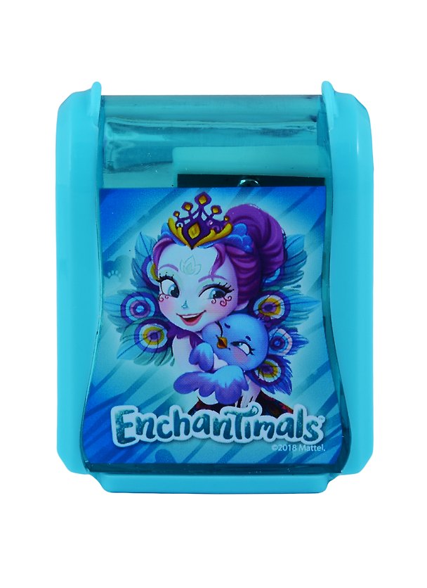 Точилка «Enchantimals», 3 отверстия, пластик, Academy Style, с контейнером 250584 — 1