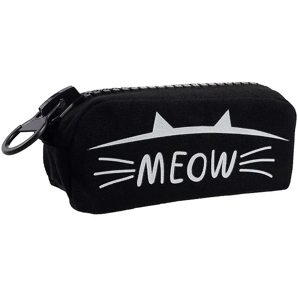 Пенал с большой молнией "Meow", 21.5 х 10.5 см 2844573 — 1