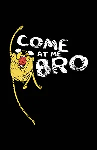 Adventure time Блокнот с резинкой Джейк. Come at me, bro