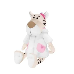 Мягкая Игрушка НГ 2022 Белая тигрица в белой шубке (20 см)