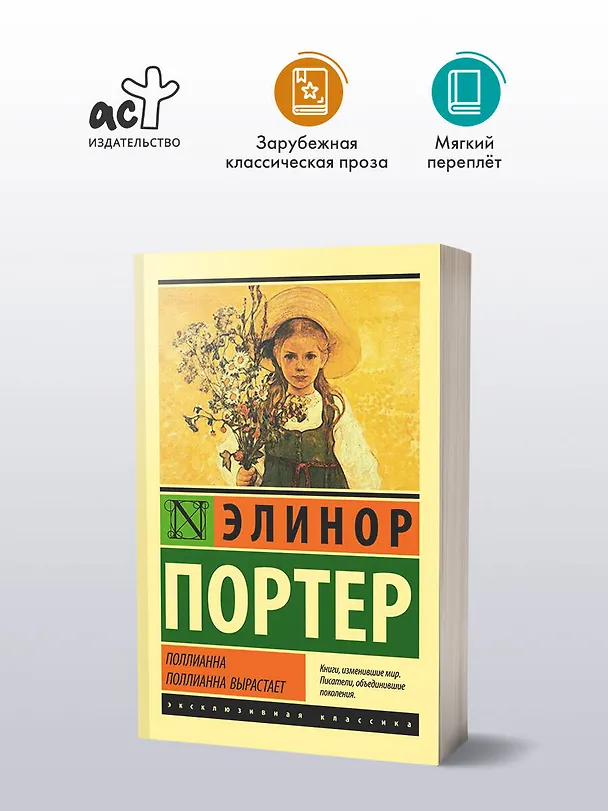 Книга Поллианна. Поллианна вырастает (Элинор Портер) — 4