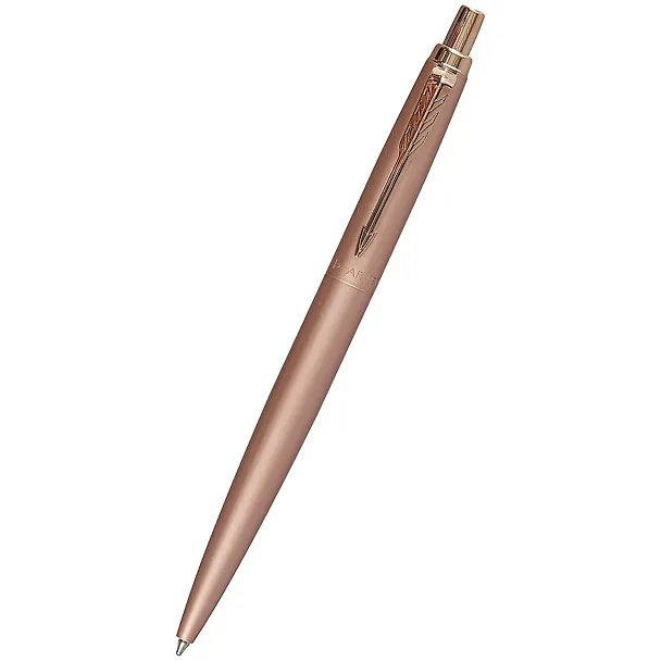 Ручка подарочная шариковая синяя 1 мм, Jotter XL Monochrome 2020 Pink Gold, Parker 256547 — 1